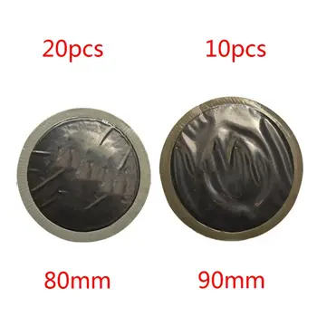 

80mm 90mm Car Natural Rubber Tire Tyre Puncture Repair Cold Patch Tubeless Patches Automobiles Garage Tools 20/10 Sheets