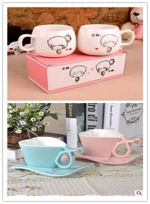 Хо использовать держать офис пару чашек керамические Кофе Молоко чай чашки