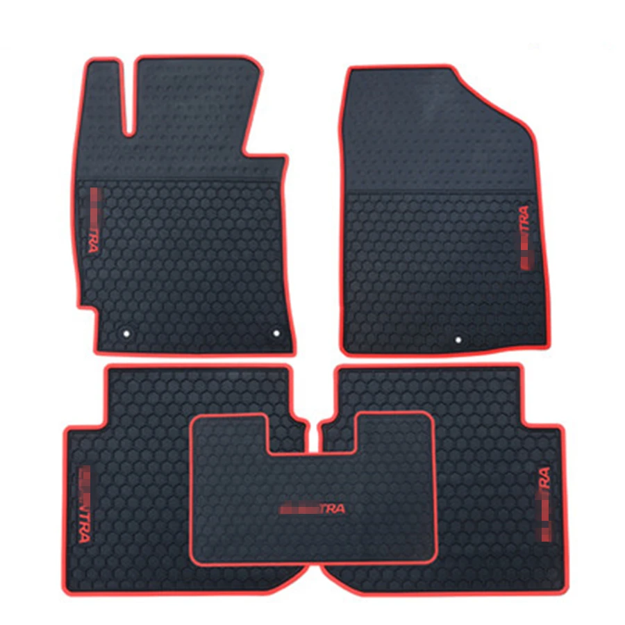 

YJ99 For Skoda Elantra 2012 2013 2014 High Quality Waterproof Anti Skip Latex Durable Carpets Special Rubber Car Floor Mats