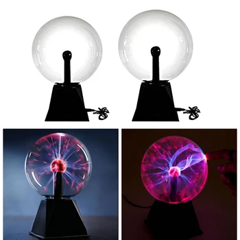 

2pcs Plasma Balls Science Globe Table Glowing Lamps Glitter Lighting