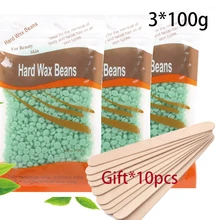 100g 200g 300g/Pack Wax beans Removing Bikini Face Hair Legs Arm Hot Film Wax Pellet