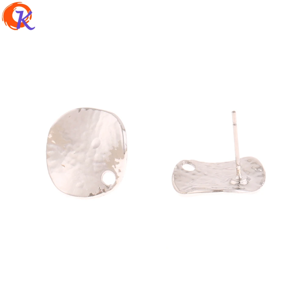 Cordial Design 100Pcs 15*16MM Jewelry Accessories/Earrings Stud/Wave Coin Shape/DIY Earrings Making/Hand Made/Earring Findings 13 HTB1ZID2XErrK1RkSne1q6ArVVXa2