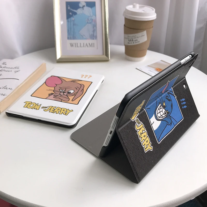 Автоматический будильник смарт-чехол с подставкой для Планшеты ipad Mini1 на возраст 2, 3, 4, 5, ipad air 2 3 pro 10,5 Мультфильм защитный чехол для ipad 2, 3, 4 18 9,7