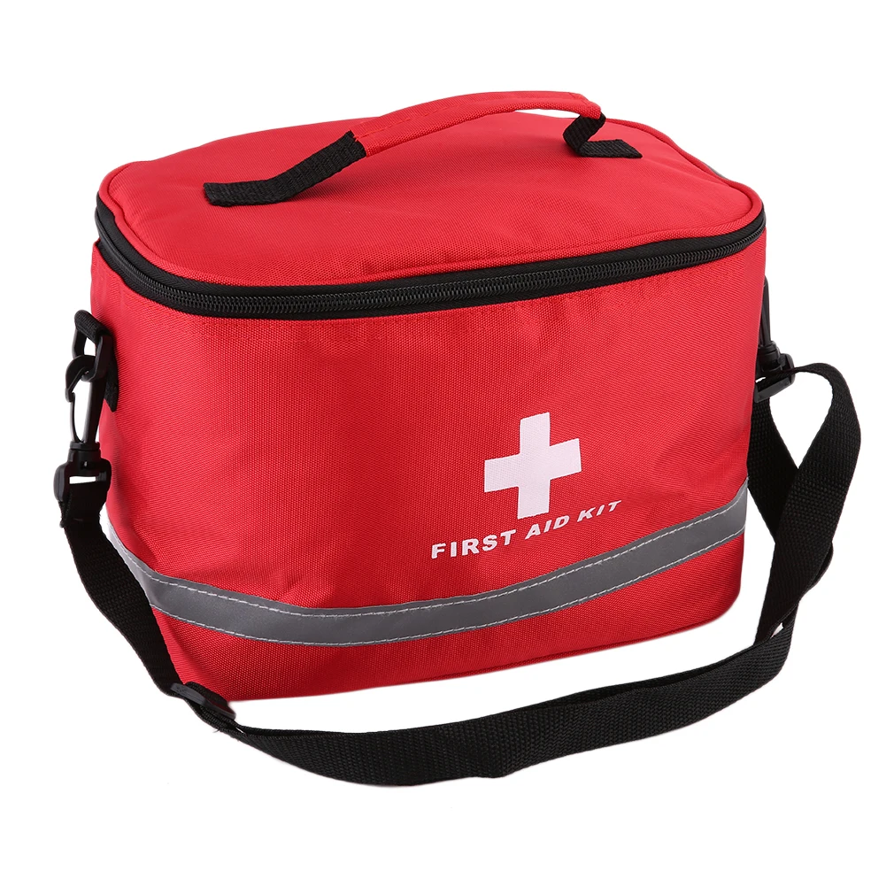 

OUTAD Nylon Striking Cross Symbol High-density Ripstop Sports Camping Home Medical Emergency Survival First Aid Kit Bag Outdoors