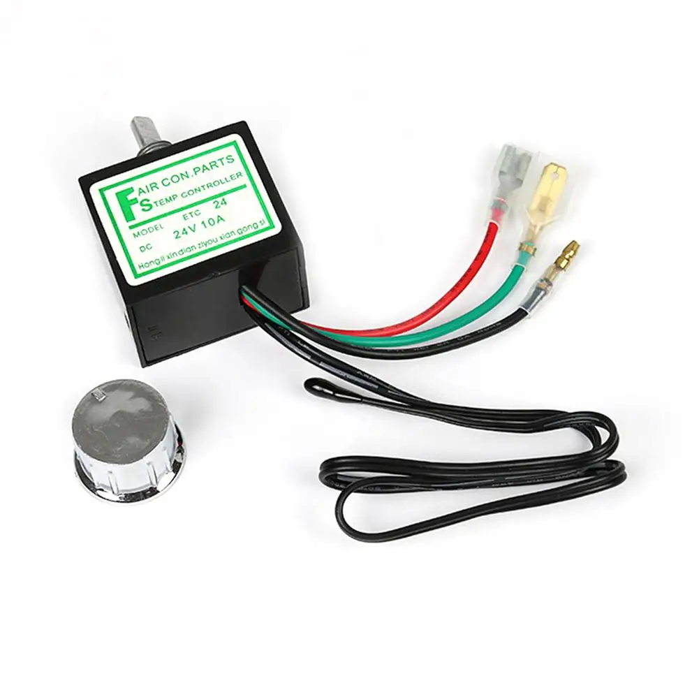 12-24V Car Air Conditioner Electronic Thermostat Switch Adjustable
