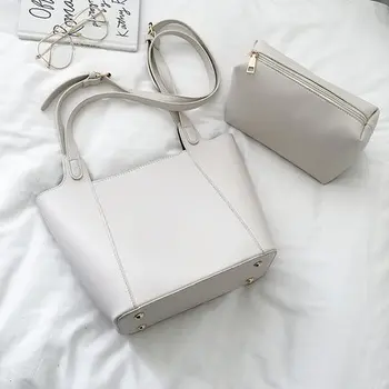 

women novelty khaki beige blue black one shoulder bag for female pu leather bucket handbag