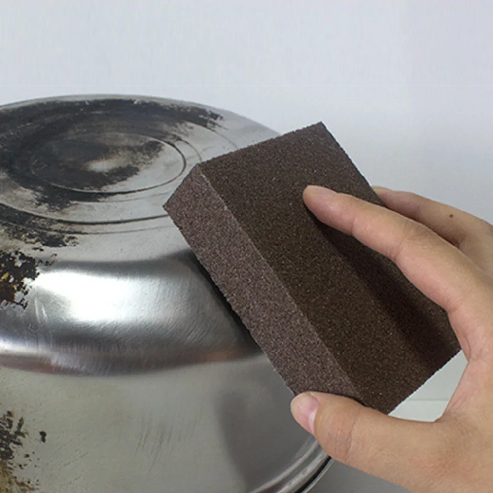 

Useful 10x7x2.5cm Sponge Emery Brush Eraser Cleaner Descaling Cleaning Pot Kitchen Home Supplies Hot