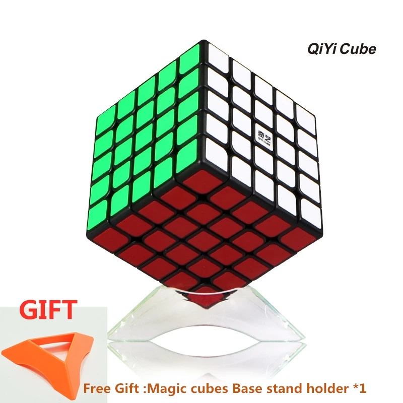 Qiyi 5x5x5 s Профессиональный скоростной куб 6,2 см скоростной куб для кубика-пазла Neo Cubo Magico профессиональные детские образовательные игрушки