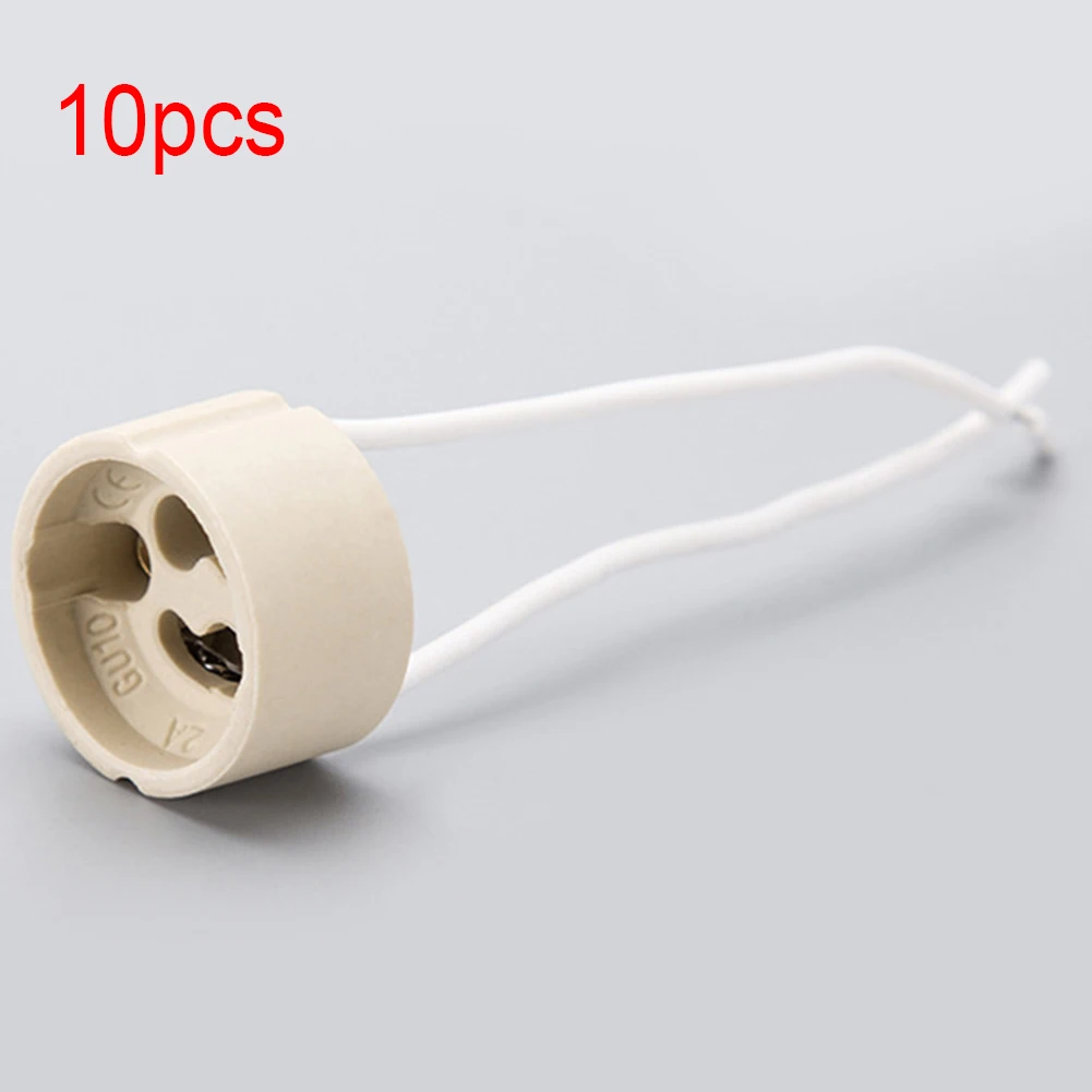 GU10 керамический переходник 250 V/4A сменный бежевый колпачок лампы