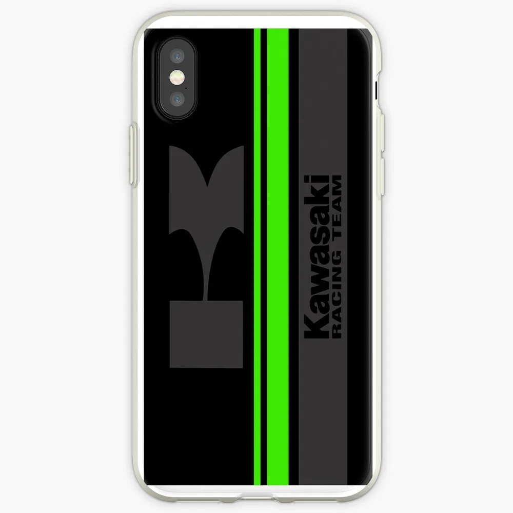 Kawasaki Team I чехол для телефона для iphone X XS чехол для MAX XR для iphone 8 7 6 6S Plus Мягкий силиконовый прозрачный