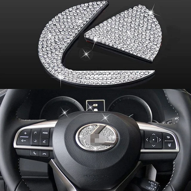 Steering Wheel Control Panel Crystal Bling Decal Decoration Cover Stic – The  EV Shop