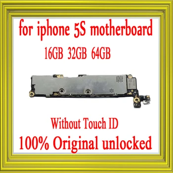 

Free iCloud,For iphone 5S Motherboard with Toch ID/No Touch ID, Factory unlocked for iphone 5S Original Logic board
