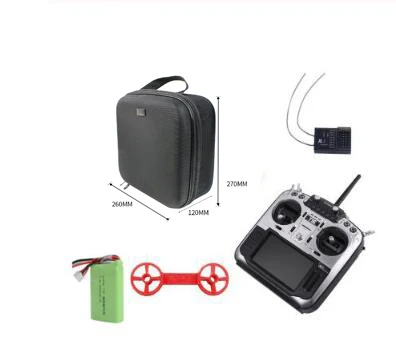 Jumper T16 Plus/T16 Pro Hall Gimbal с открытым исходным кодом мультипротокол радио передатчик JumperTX 2,4G 16CH 4,3 дюймов lcd для FPV дрона - Цвет: Mode2 R8 battery bag