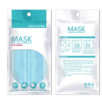 

10PCS Disposable Face Mask 3Layer Non-woven Anti-Dust Protective Face Masks Anti Saliva Splash Safety Protective Mouth Mask