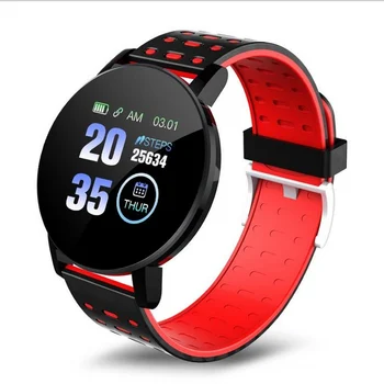 

IP67 Waterproof 119Plus Smart Bracelet Watch Heart Rate Smart Watch Wristband Sports Watches Band Smartwatch For Android IOS