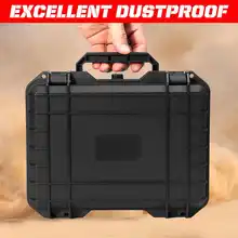 Estuche de herramientas resistente al agua, caja de almacenamiento para cámara y fotografía, con esponja, 9 tamaños