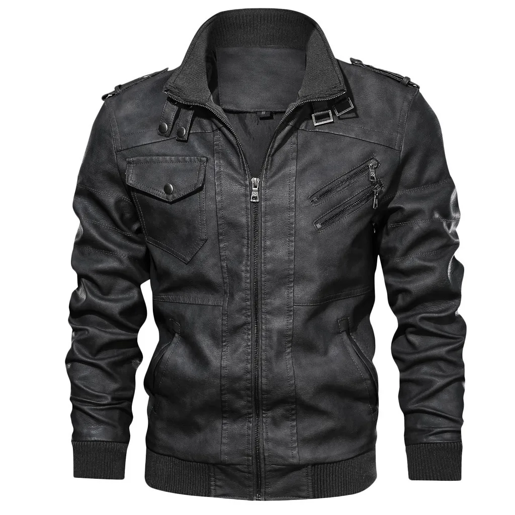 Мужская осенне-зимняя Толстовка со съемным капюшоном, однотонное пальто из искусственной кожи, толстовки, зимние толстовки, уличная одежда C1030