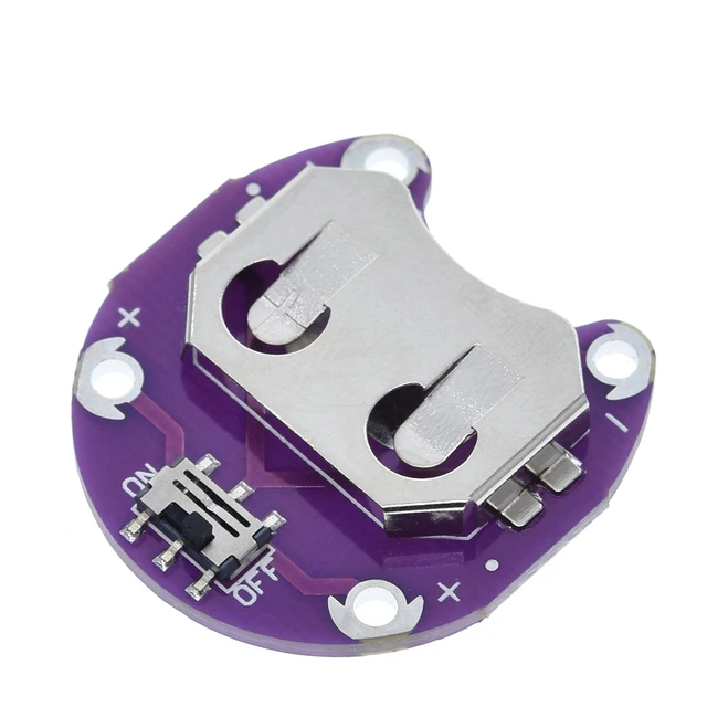 LilyPad Coin Cell Battery Holder CR2032 Battery Mount Module for arduino DIY KIT - Image 3