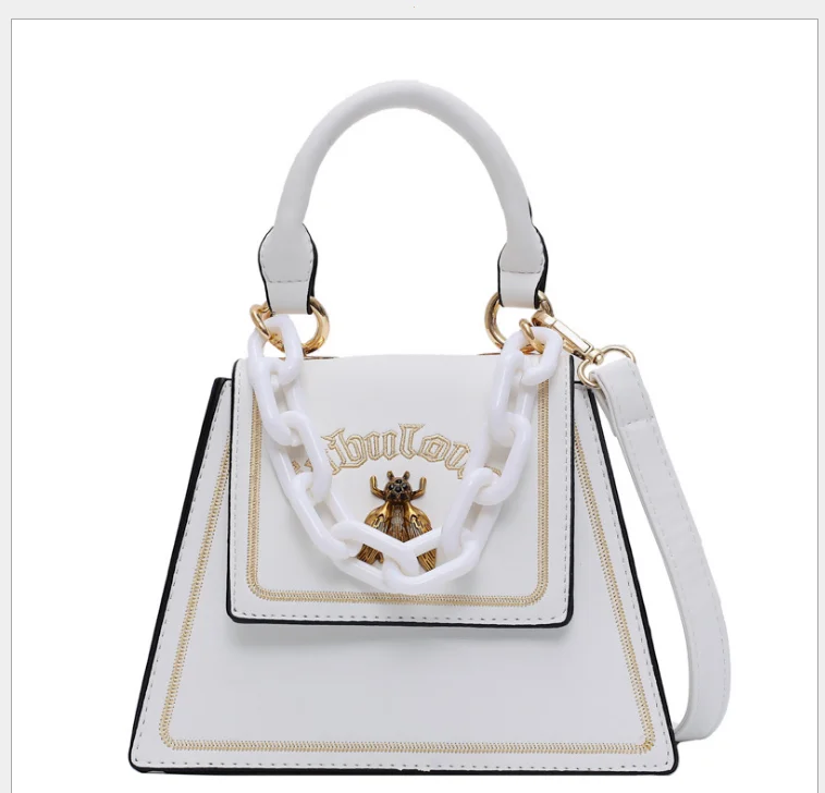 

Vintage Embroidery Limited Pack Bee Pack Small Chain Bag Joker One Shoulder Messenger Bag Crossbody Bag