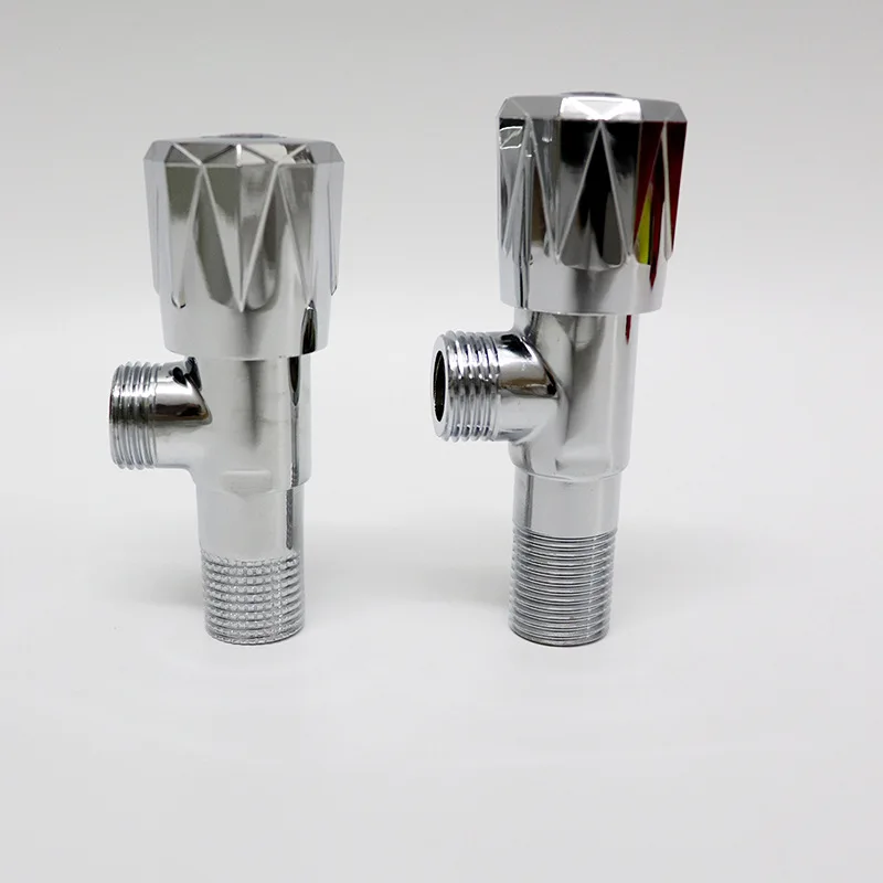 Ai Chao алмазный круглый медный треугольный клапан Универсальный 4 точки для Быстрого Открывания водозапорный кран камера горшок водозапорный кран настенный