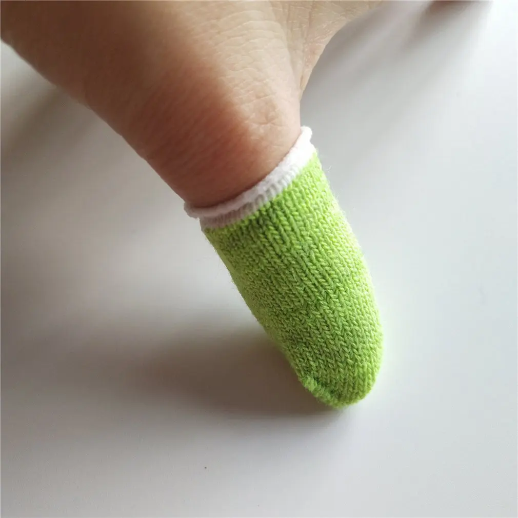 

Full Touch Screen Game Fingertips Sweat-proof Anti-static Mobile Phone Tablet Finger Sleeve Gloves