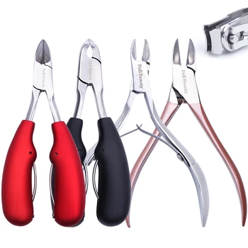 

Professional Gold Silver Nail Cuticle Clipper Stainless Steel Dead Skin Scissor Nipper Manicure Pedicure Care Tools GL1586