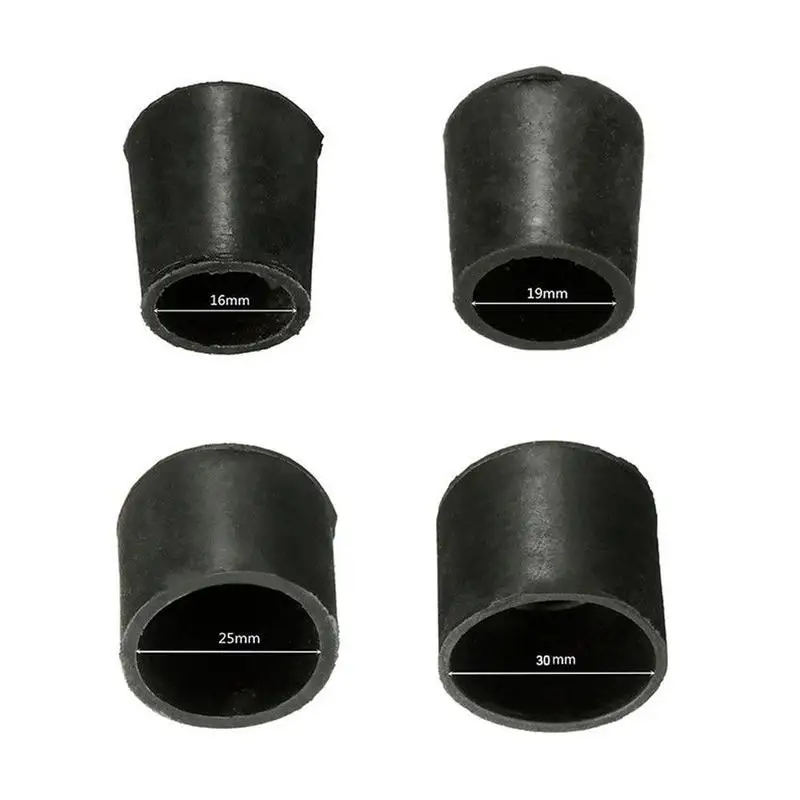 4pcs PE Plastic Round Chair Leg Caps Covers Rubber Feet Protector Pads Furniture Table Covers 16mm/19mm/25mm/30mm