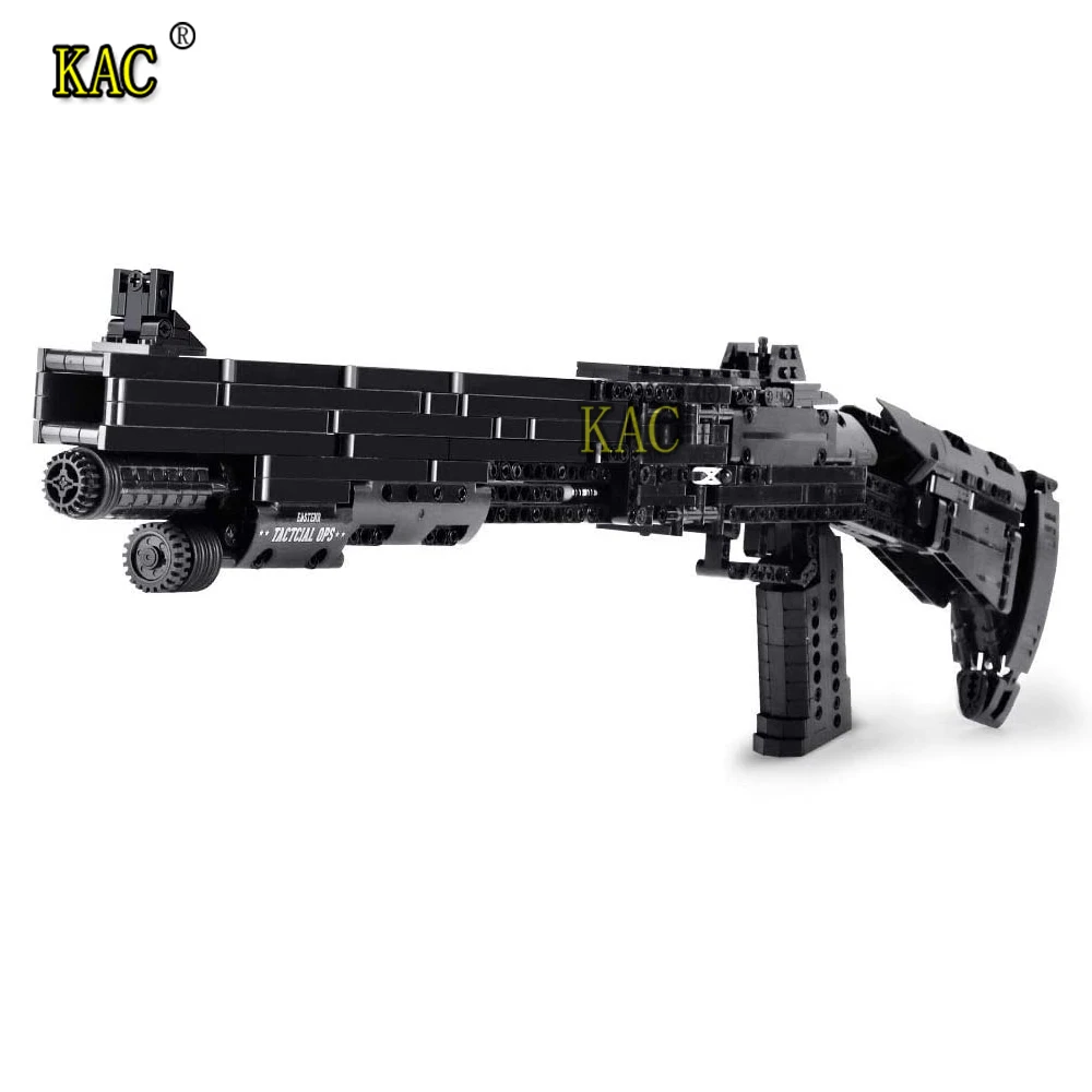 1061pcs WW2 Technology Blocks Military Shotgun Guns Model Building Toys For Birthday Gifts Children's assembled toys | Игрушки и
