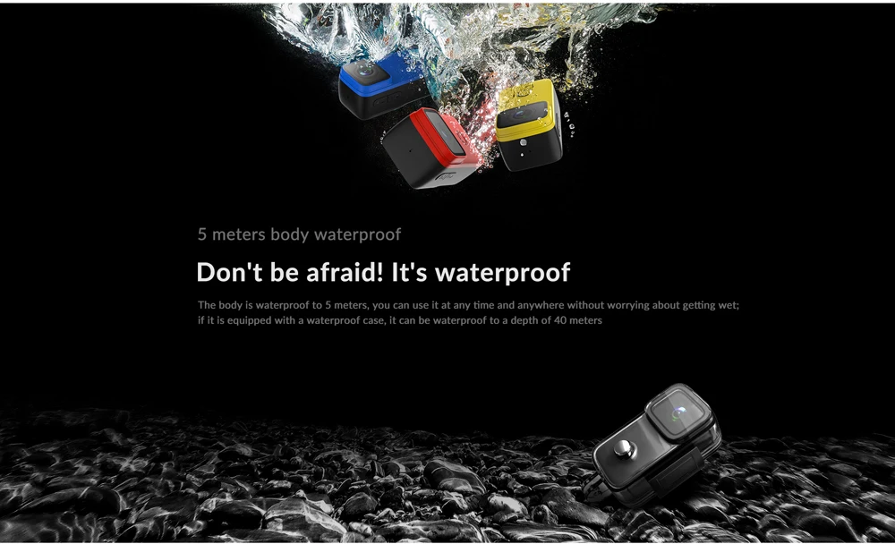 SJCAM C200 4K Action Camera 16MP Pixel NTK96660 WiFi GYRO Anti-shake 40M Waterproof Sports DV Webcam Diving Camera