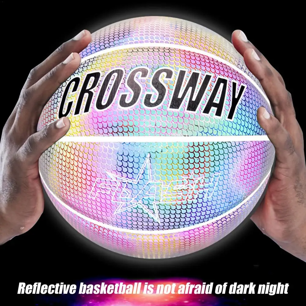 Holographic Glowing Reflective Basketball5