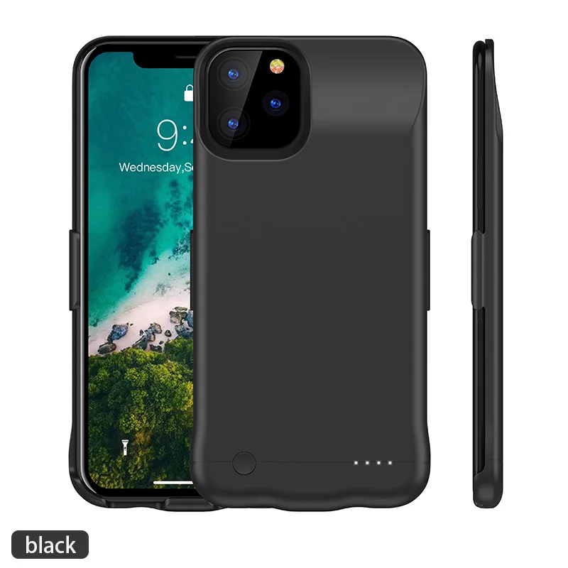 Чехол с зарядным устройством на 6200 мА · ч для iPhone 11 pro max внешний аккумулятор 5200
