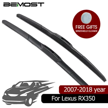 

BEMOST Car Wiper Blades For Lexus RX350 2007 2008 2009 2010 2011 2012 2013 2014 2015 2016 2017 2018 Fit Push Button/U Hook Arms