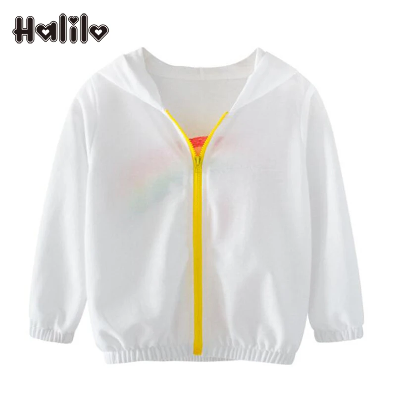Halilo/Новое поступление; летние детские куртки с капюшоном; тонкие куртки и пальто для девочек; детская одежда; куртки для мальчиков