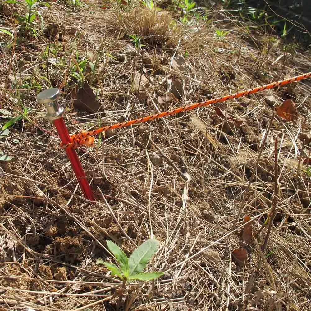 

10pcs Tent Nail Ultra High-strength Long Thickened Tent Stakes Peg Camping Equipment BB55