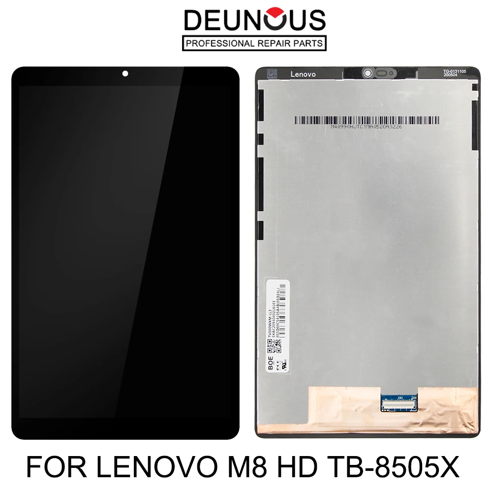 Lcd Display Touch Screen Digitizer Assembly 8.0 Apto para Lenovo Tab m8 Rpc Row Tb8505x Tb9505f Tb-8505 Original Novo