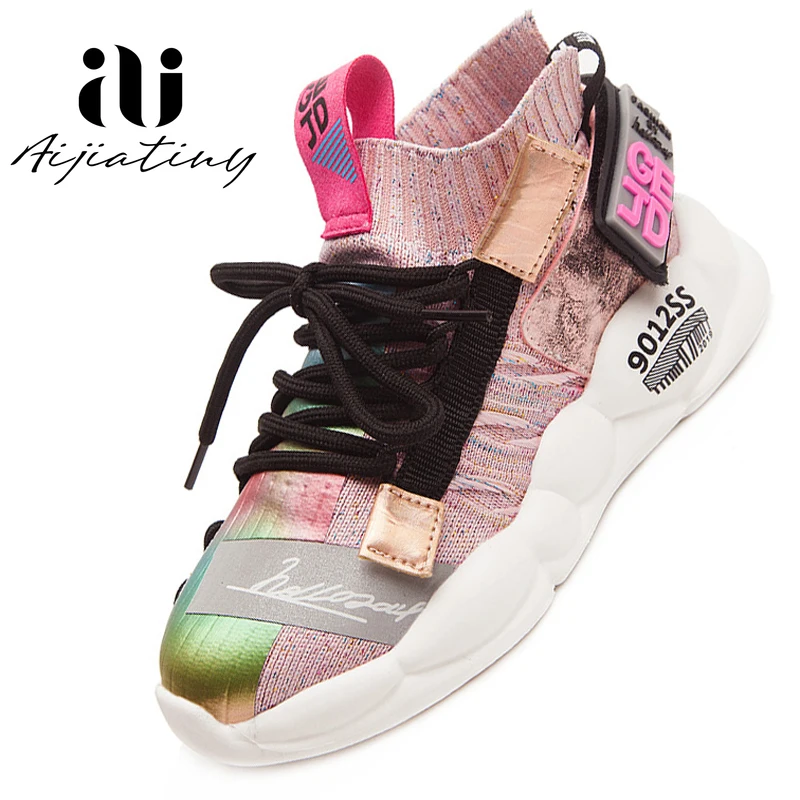 

Girls Sneakers 2019 New Children Shoes Breathable Fashion Kids Shoes For Girl Baby Casual Sport Child Kid Mesh Shoe Trainer