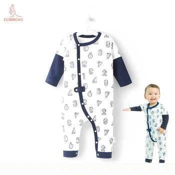 

Newborn Baby Boy Clothes Summer Rompers 0-24 Months Baby Clothes Cute Number Pattern Boys Shirts Baby Jumpsuit Unisex NY150100