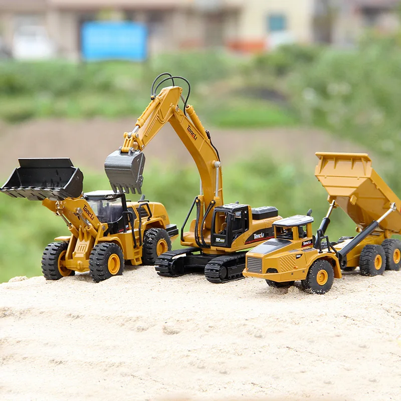 

Tong Li Excavator Toy Car Model Alloy Engineering Vehicle Toy Car CHILDREN'S Car Men's