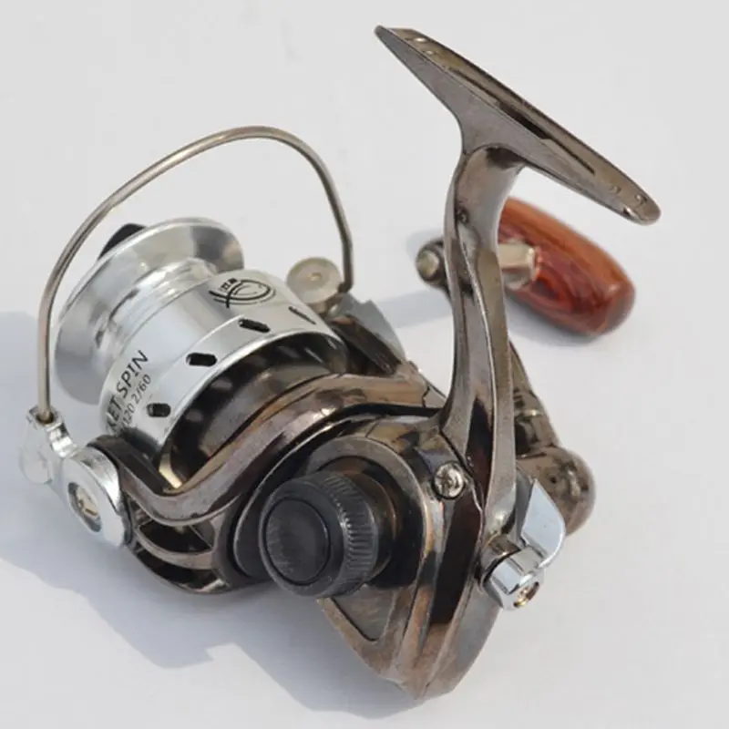 SHUANGYU RAMPART MN100 Full Metal Body Spinning Fishing Reel Ice Reel Raft Lure Wheel Mini Small Reel Fish-ing Accessories parts