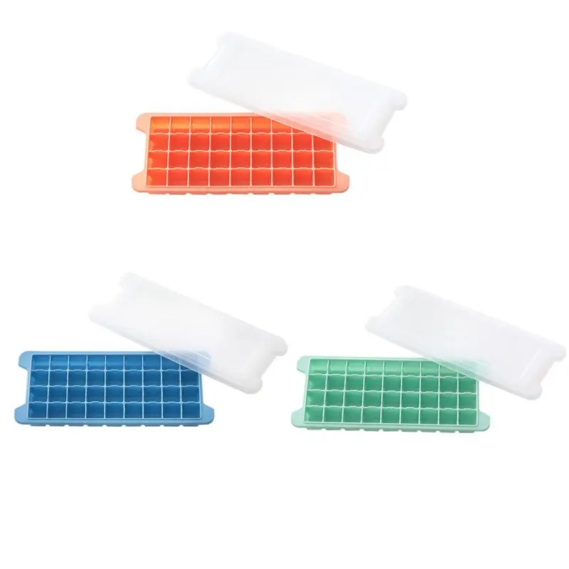 DIY Creative Large Silicone Ice Cube Mold Tray Square Shape Cube Mold Fruit Ice Cream Maker Bar Kitchen Accessories