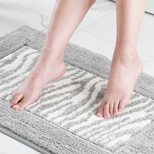 50*60 см коврик для ванной комнаты, нескользящий коврик для двери, декоративный ковер для спальни, напольный коврик для душа, Декор