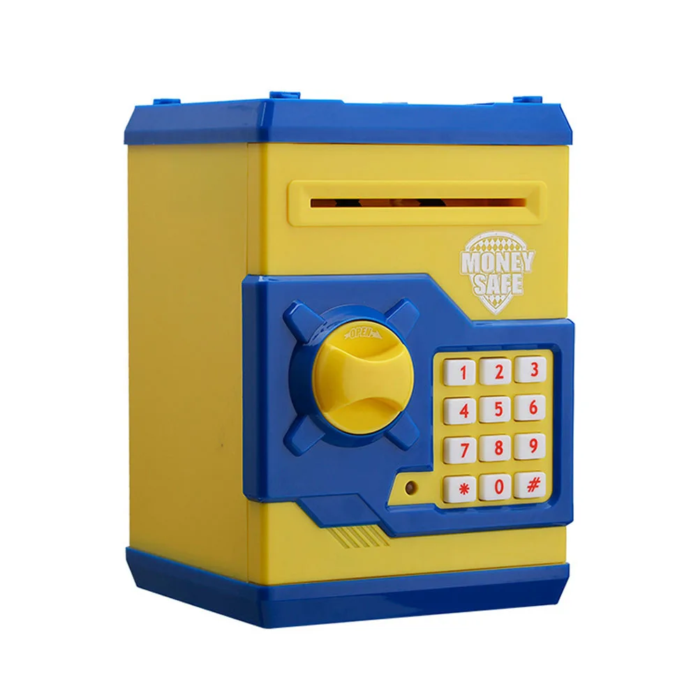 

Funny Toys Unisex Plastic Creative Automatic ATM Coin and Cash Money Boxes Password Safe Piggy Bank for Children gift