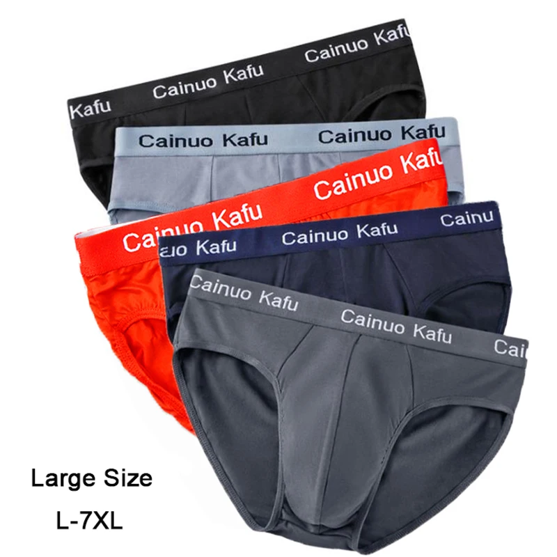 6pcs/Lot Men's Underwear Male Solid Briefs Underpants for Men