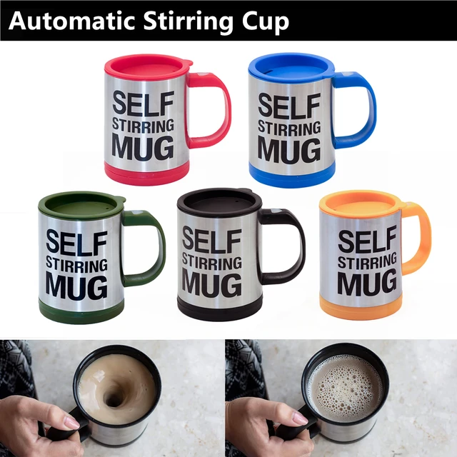 Self Stirring Magnetic Mug Stainless Steel Coffee Milk Mixing Cup Automatic  Stirring Cup Smart Mixer Thermal Cup Coffee Cup - AliExpress