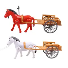 Электрический маленький нарисованный конь игрушка вагоны Детская лошадь прогулки подарочные модельные игрушки