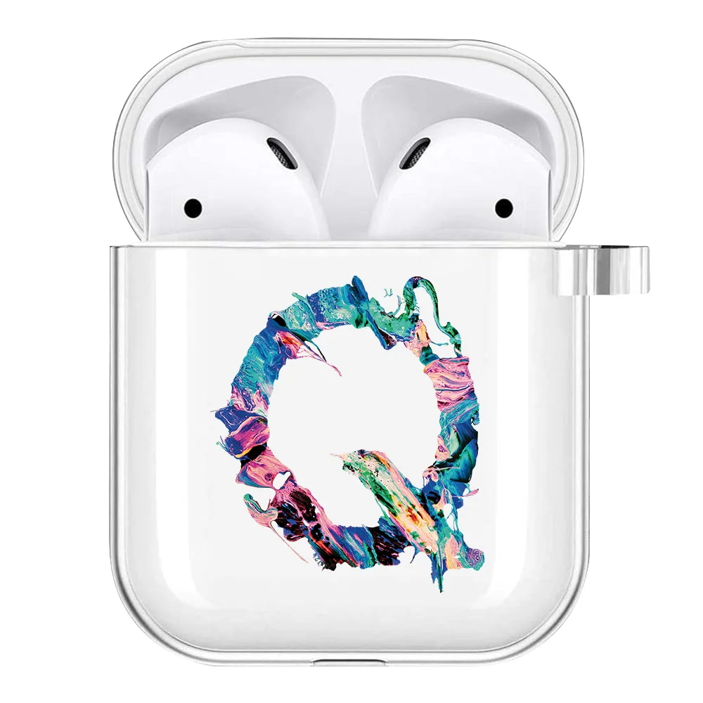 Silicone Cover Case for Apple AirPods 1st / 2nd Generation Anti-fall Scratch Resistant Sticker Bluetooth Case Cover