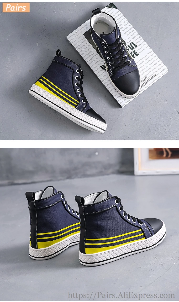 Lace-up Canvas Ladies Shoes Comfortable Rubber Flat Shoes Women Casual Shoes High Top Sneakers Women Flats Autumn Women Shoes PU