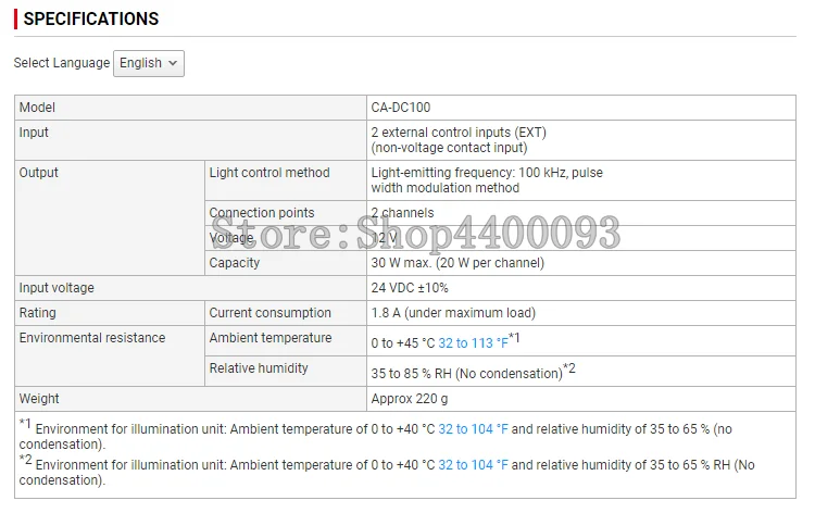 KEYENCE CA-DC100 CA-DPU2 Точечный светильник источник светильник ing модуль
