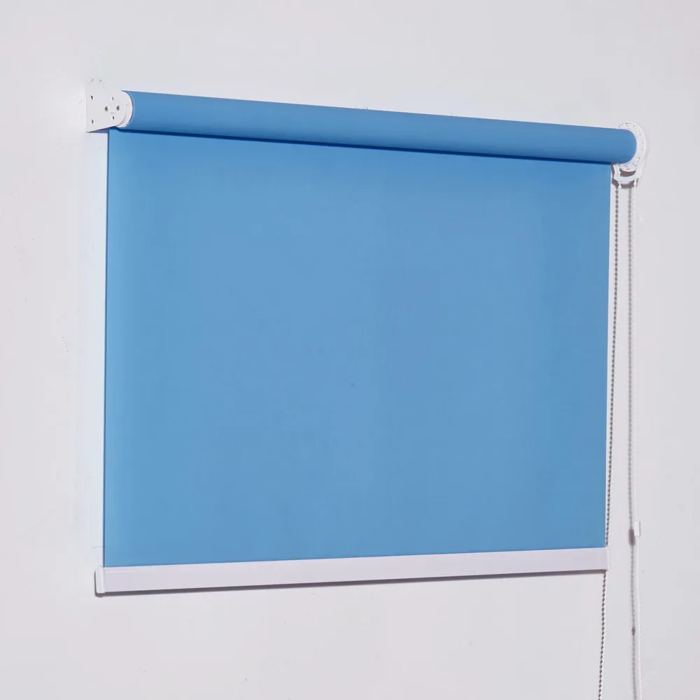 

100% Polyester Blackout Fabric Roller Blinds For Office Project Roller Shade Manual Chain Control