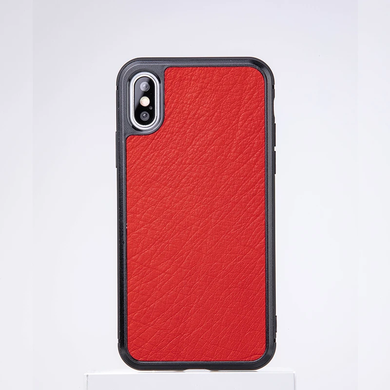 

Baked Ostrich Skin Phone Case For IPhone X XS Max XR For Apple 5 5S SE 6 6S 7 8 Plus Protect Phone Case No Grain Surface